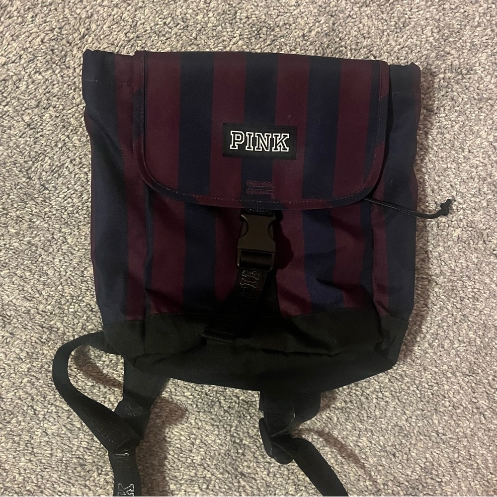 Pink Brand Mini Backpack